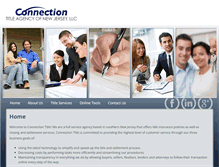 Tablet Screenshot of connectiontitle.com